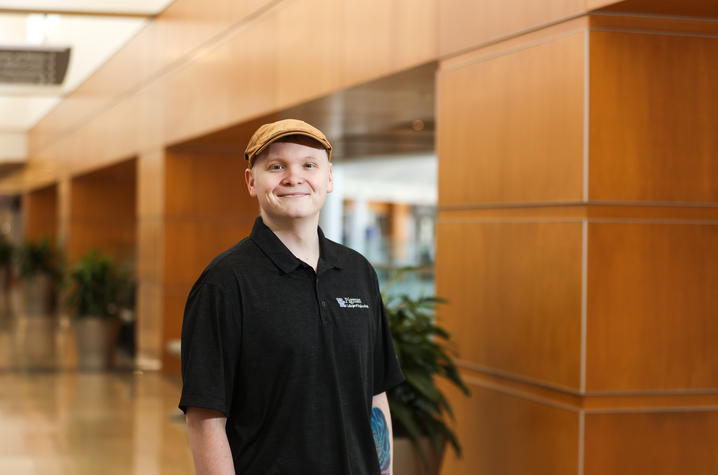 This is a photo of Jacob McNiel, a junior at UK studying aerospace engineering. Carter Skaggs | UK Photo