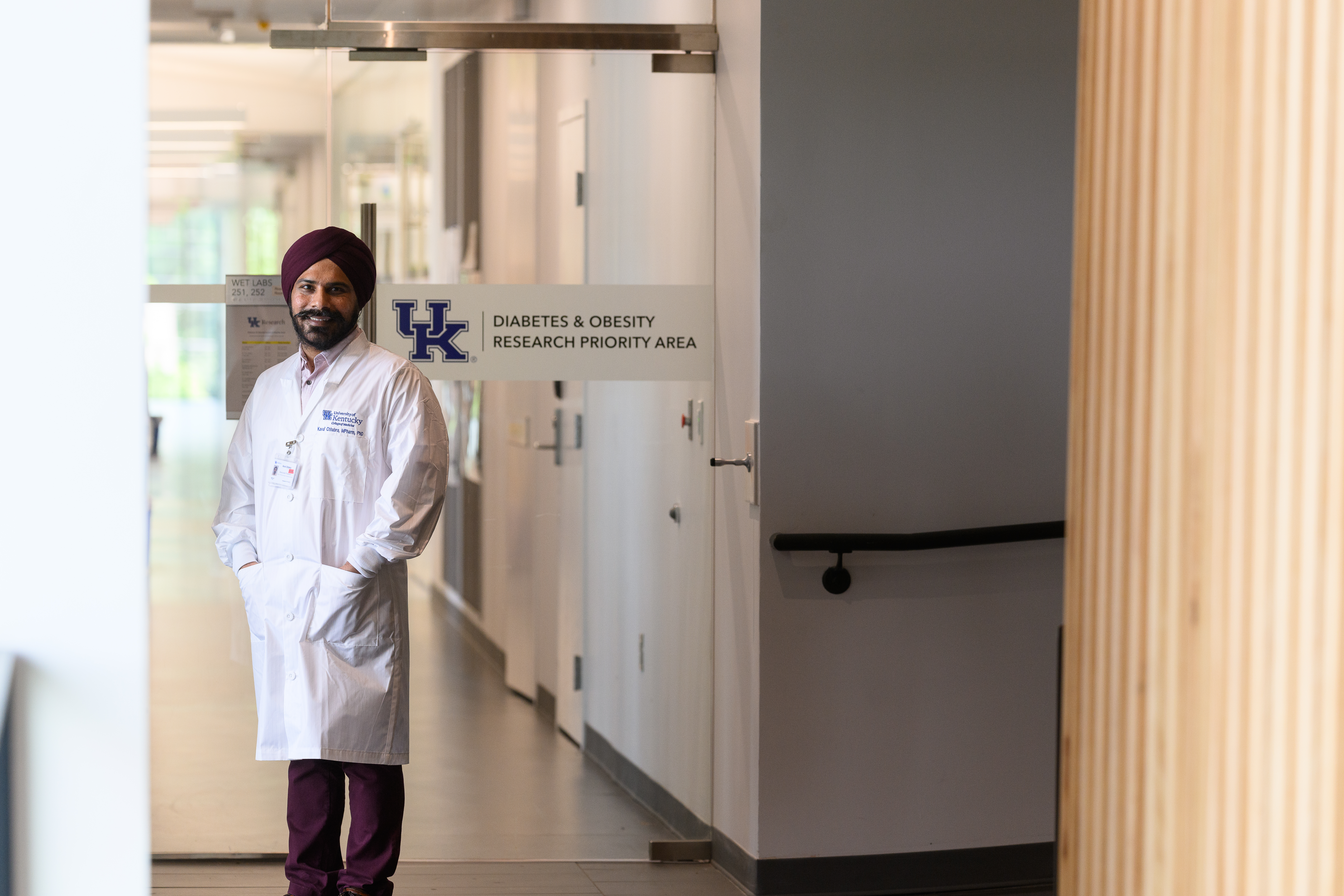 This is a photo of Kaval Chhabra, Ph.D., who is supported by the National Institute of Diabetes and Digestive and Kidney Diseases.  Shaun Ring