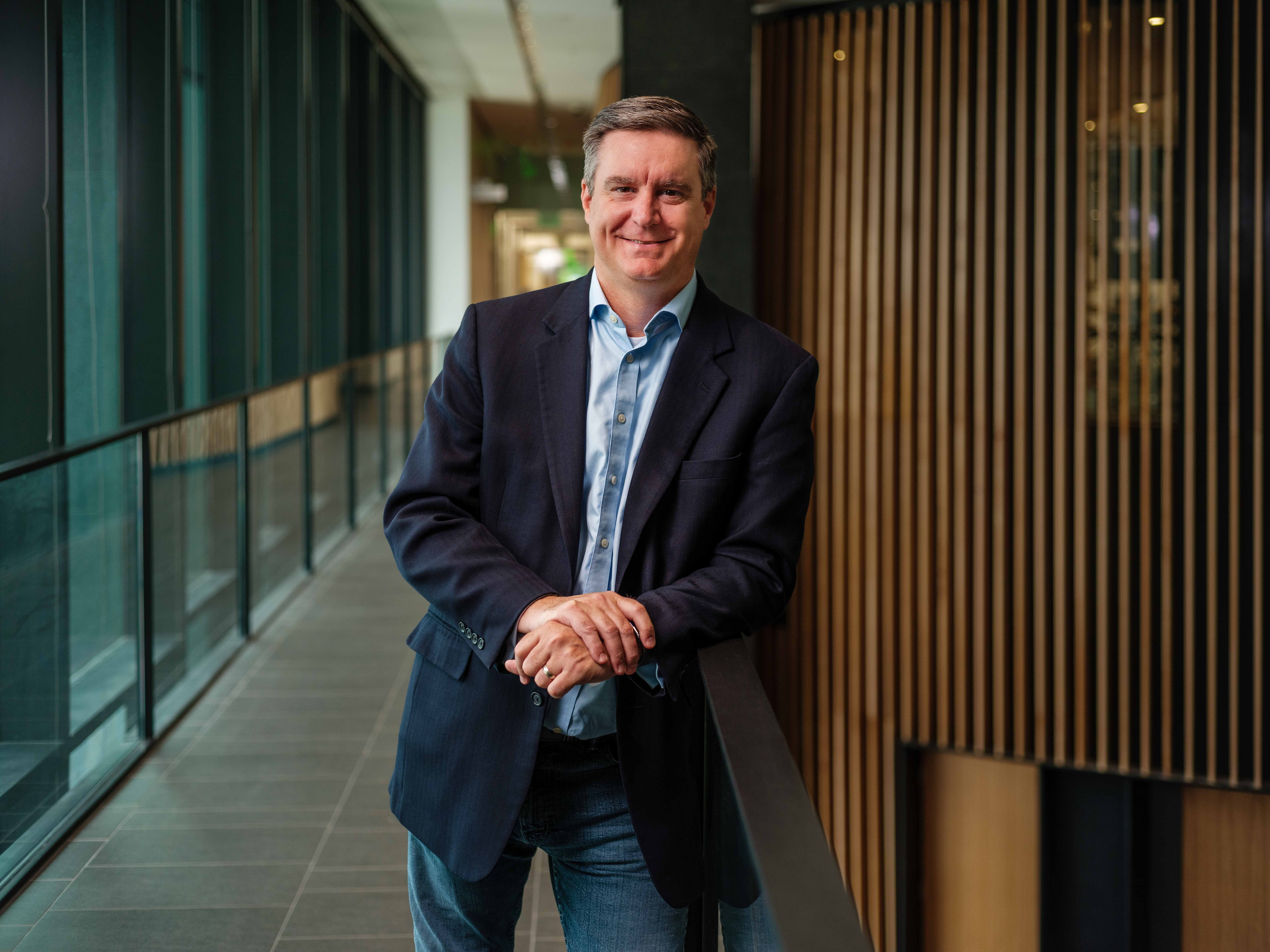 This is a photo of Thomas Prisinzano, Ph.D., who is supported by the National Institute of Drug Abuse, which aims to advance science on drug use and addiction prevention, and the National Institute of General Medical Sciences.  UK Photo.