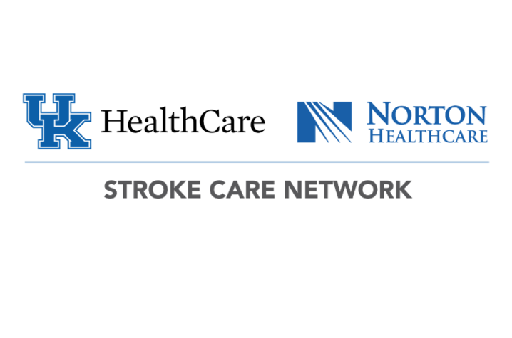 This is a logo of the UK HealthCare and Norton HEALTHCARE Stroke Care Network. 