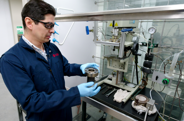 Eduardo Santillan-Jimenez, Ph.D., is the associate director of CAER’s Sustainable and Alternative Fuels Research Group. Photo provided by CAER.