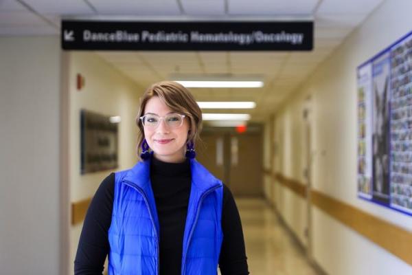 After being diagnosed, Danielle started her battle under the care of the DanceBlue Kentucky Children’s Hospital Pediatric Hematology/Oncology Clinic.