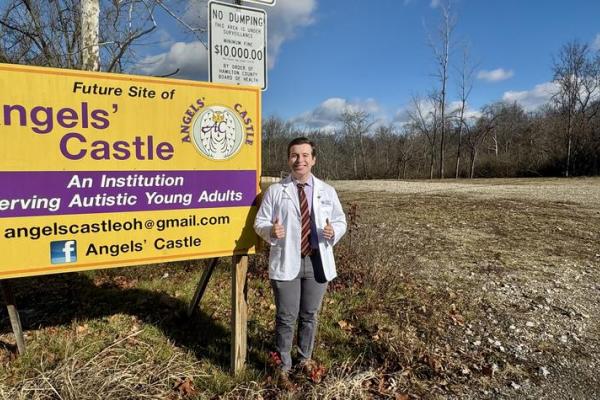 UK medical student Louis Ryes works closely with Angels’ Castle, serving as its treasurer.