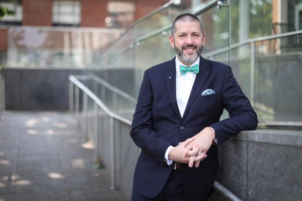 This is a photo of Matthew Bush, M.D., Ph.D., is chair of the UK College of Medicine Department of Otolaryngology — Head and Neck Surgery. Mark Cornelison | UK Photo