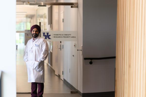 This is a photo of Kaval Chhabra, Ph.D., who is supported by the National Institute of Diabetes and Digestive and Kidney Diseases.  Shaun Ring