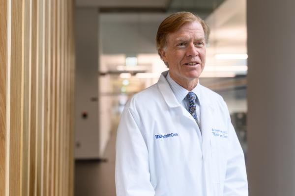 This is a photo of B. Mark Evers, M.D., director of the UK's Markey Cancer Center, physician in chief of oncology service and a professor of surgery in the UK College of Medicine.  UK Photo