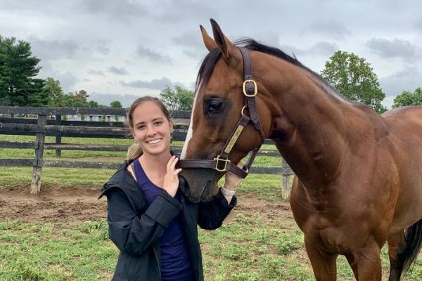 This is a photo of Kelley Renner. She always had an interest in jockeys’ post-injury experience and a passion for the equine industry, so she decided to combine the two for her research. Photo provided by Kelley Renner.
