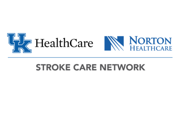This is a logo of the UK HealthCare and Norton HEALTHCARE Stroke Care Network. 