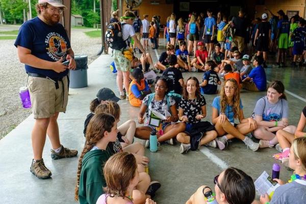 4-H youth enjoy summer camp at J.M. Feltner 4-H Camp in London, Kentucky, in 2022. Photo by Matt Barto