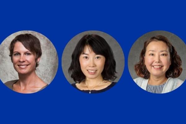 From left, Harmonie Bettenhausen, Tracy Lu and Min-Young Lee. Photos provided by Martin-Gatton CAFE.