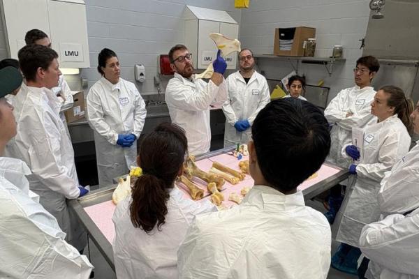 A group of veterinarians at the recent necropsy workshop at the UKVDL. Photo provided by Laura Kennedy.