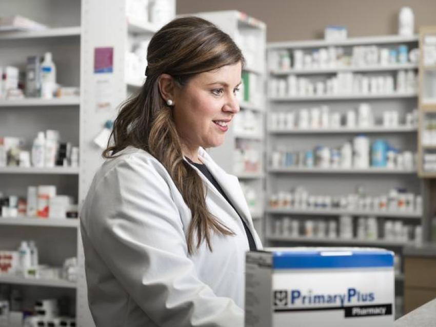 Pharmacist Kristy Klebeck from PrimaryPlus in Flemingsburg, Kentucky, one of 72 Kentucky community pharmacies that are members of CPESN. Photo provided.
