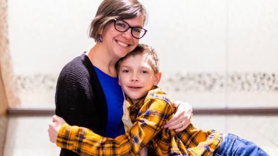 “I tried to keep a positive attitude." To keep Lewis' mind off his treatment and long hospital stays, Dynae tried to make the experience as fun as possible.