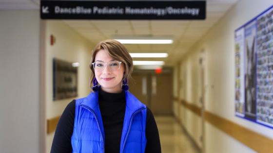 After being diagnosed, Danielle started her battle under the care of the DanceBlue Kentucky Children’s Hospital Pediatric Hematology/Oncology Clinic.