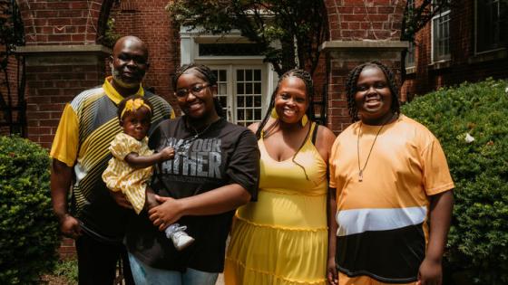 Mother of four Marishia Hamilton experienced fatigue, shortness of breath and terrible cough spells not long after giving birth to her daughter. Photo provided by Marishia Hamilton.