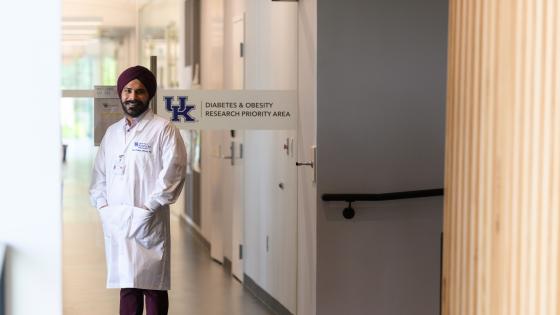 This is a photo of Kaval Chhabra, Ph.D., who is supported by the National Institute of Diabetes and Digestive and Kidney Diseases.  Shaun Ring