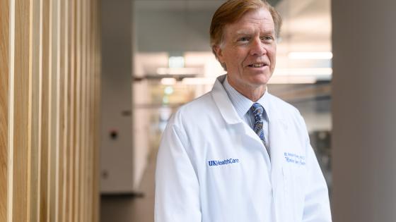This is a photo of B. Mark Evers, M.D., director of the UK's Markey Cancer Center, physician in chief of oncology service and a professor of surgery in the UK College of Medicine.  UK Photo