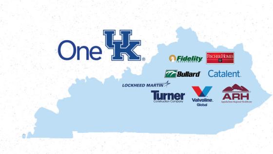 Graphic of Kentucky and OneUK partners. 